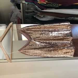 Festive Sequin NYE Spaghetti Strap Top